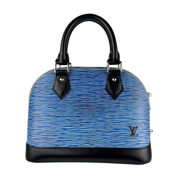 ルイ・ヴィトン エピ　アルマ ブルー LOUIS VUITTON ルイ ヴィトン ハンドバッグ エピデニム アルマBB
