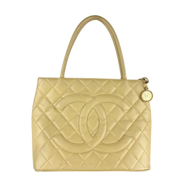 CHANEL（シャネル） ハンドバッグ 復刻トート キャビアスキンレザー
