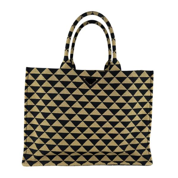 PRADA（プラダ） ハンドバッグ トートバッグ キャンバス ブラック