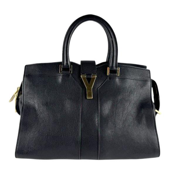 サンローラン SAINT LAURENT ハンドバッグ Yライン カバス レザー