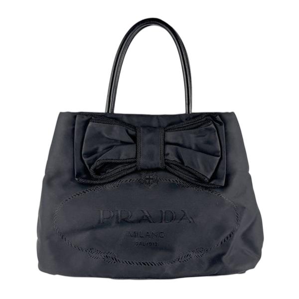 PRADA（プラダ） ハンドバッグ ショルダーバッグ リボン ナイロン