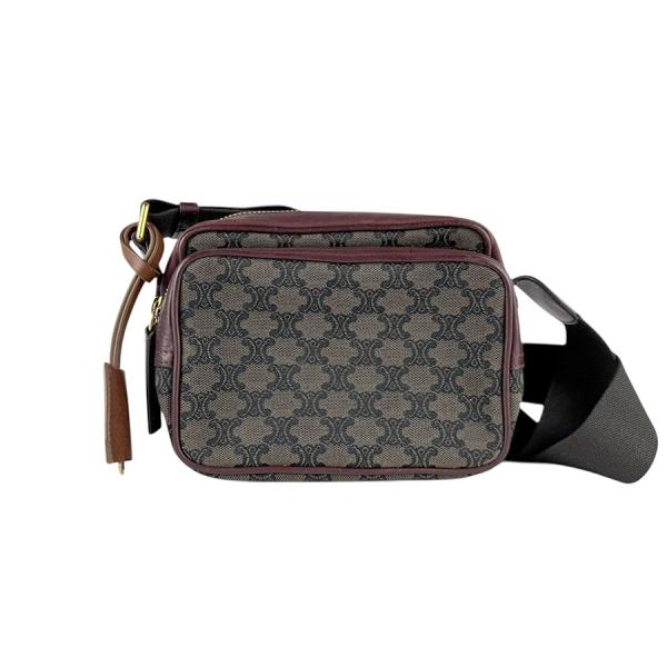 CELINE（セリーヌ） 斜め掛けショルダーバッグ キャンバス/レザー