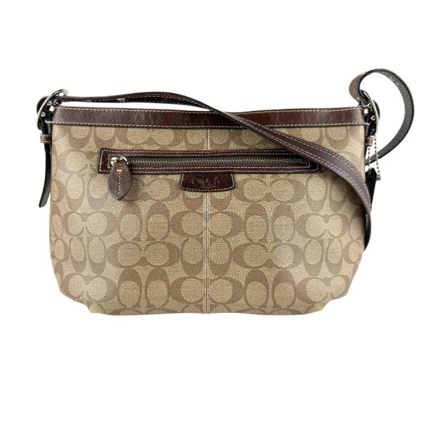 COACH（コーチ） ショルダーバッグ シグネチャー レザー ブラウン