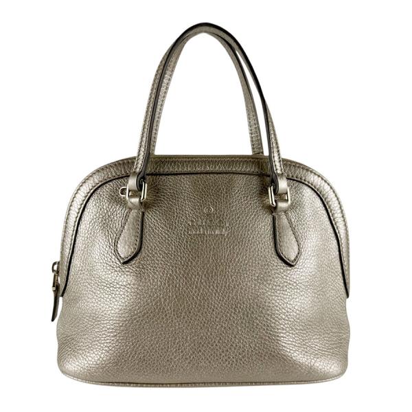 GUCCI（グッチ） ハンドバッグ ショルダーバッグ レザー ゴールド