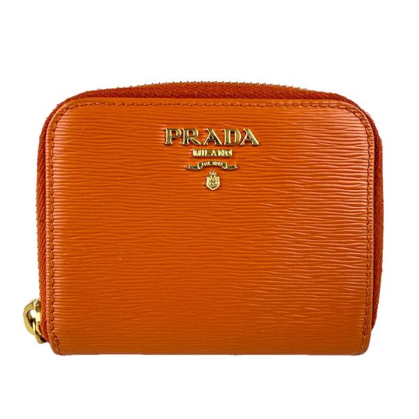 PRADA（プラダ） コインケース レザー オレンジ : ブランドバリュー