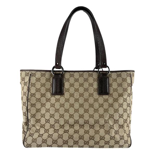 GUCCI（グッチ） トートバッグ ハンドバッグ GGキャンバス/レザー