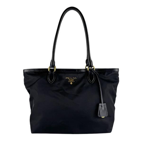PRADA（プラダ） ショルダーバッグ ナイロン/レザー ブラック