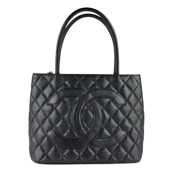 CHANEL（シャネル） ハンドバッグ 復刻トート キャビアスキンレザー