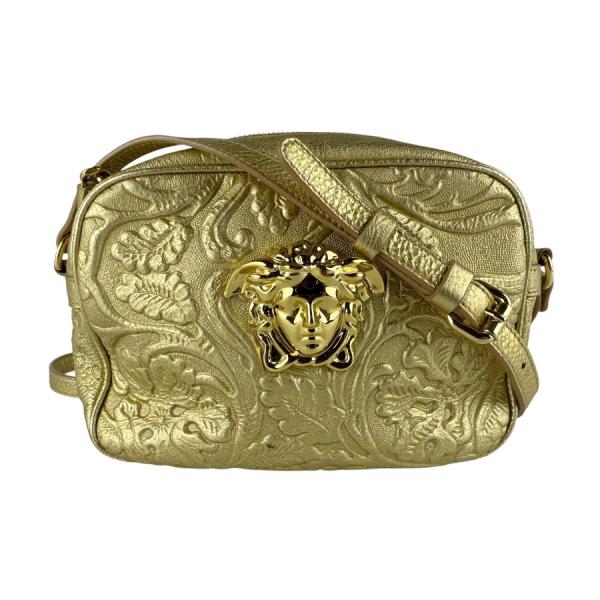 ヴェルサーチ VERSACE ショルダーバッグ メデューサ レザー ゴールド
