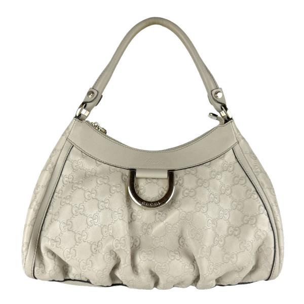 GUCCI（グッチ） ハンドバッグ レザー ライトベージュ : ブランド 
