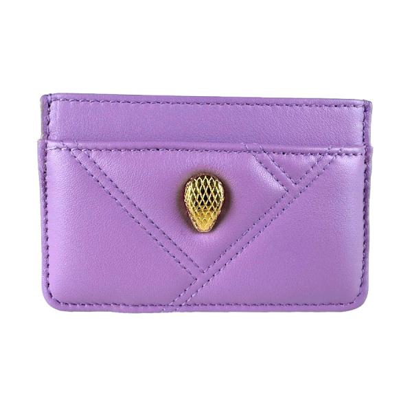 BVLGARI（ブルガリ） カードケース セルペンティ レザー パープル