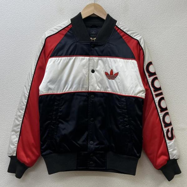 アディダス V1717 スリーブ ロゴ 中綿 ナイロン スタジャン XXS