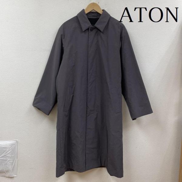 ATON エイトン ASAKO NYLON | バルマカーンコート 02 エイトン ASAKO NYLON バルマカーン コート ロング ステンカラー