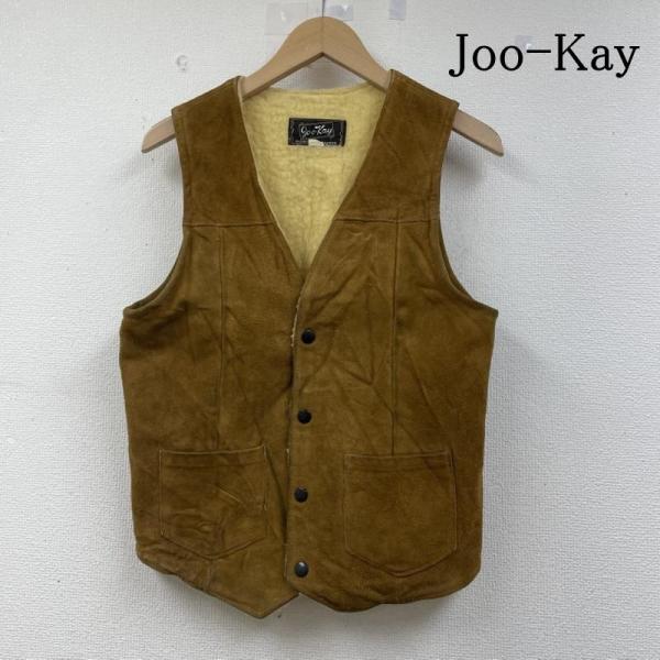古着 70s Joo-Kay ムートン ベスト ジレ 前開き スナップボタン