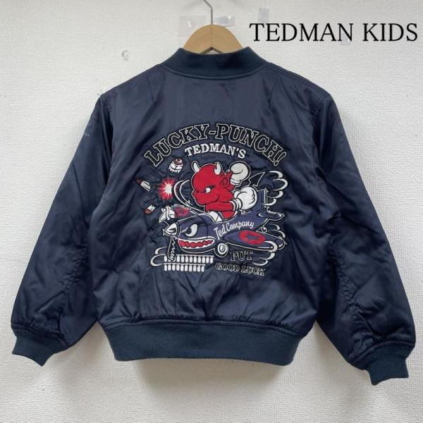 テッドマン キッズ MA-1 フライト ジャケット フルジップアップ ロゴ