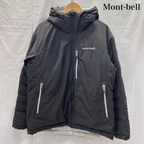 【美品】MONT-BELL モンベル コロラドパーカー　リバーシブル 美品 モンベル コロラドパーカ リバーシブル ダウンジャケット L 緑 グレー