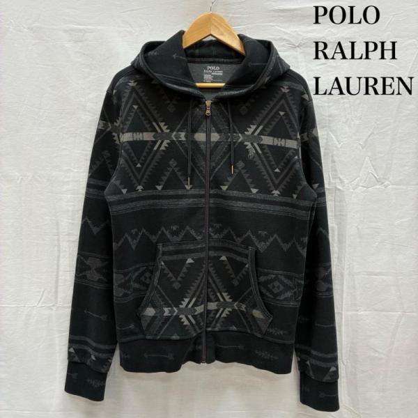 ポロラルフローレン ネイティブ柄 同色 ポニー刺繍 ジップアップ