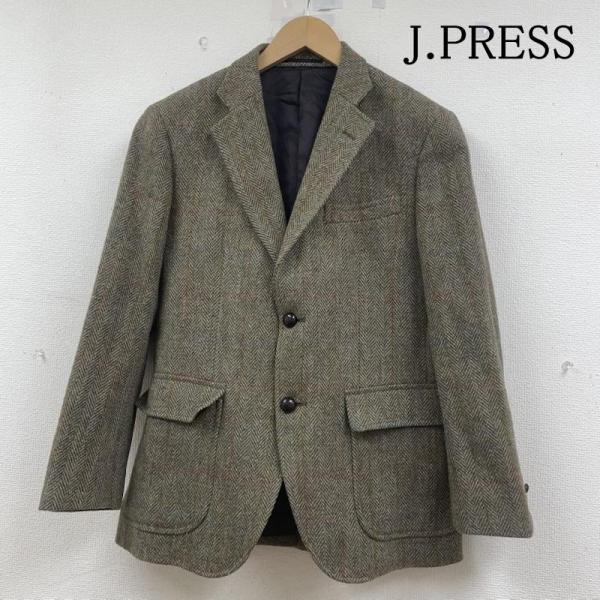 美品 J.PRESS ハリスツイード テーラード ジャケット くるみボタン 英国 美品 J.PRESS ハリスツイード テーラード ジャケット くるみボタン