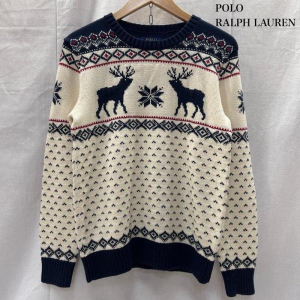 ポロラルフローレン ノルディック柄 スノーフレーク 鹿 バンビ