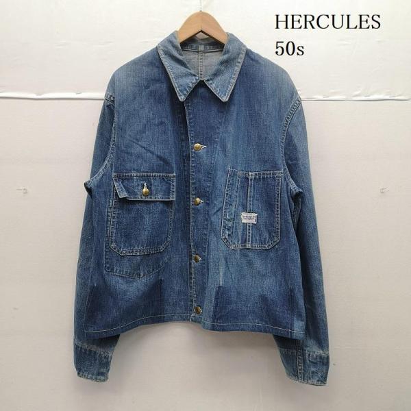 ヘラクレス 50s UNION MADE デニム カバーオール ジャケット 表記無し