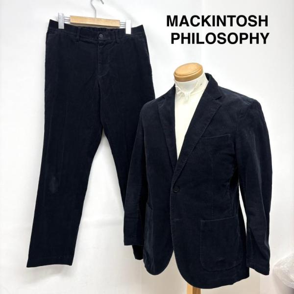 メーカー：マッキントシュフィロソフィー / MACKINTOSH PHILOSOPH形状：セットアップ / セットアップサイズ：表記サイズ：38肩幅：43 cm、袖丈：58 cm、着丈：70 cm、身幅：49 cm、ウエスト：156 cm、...