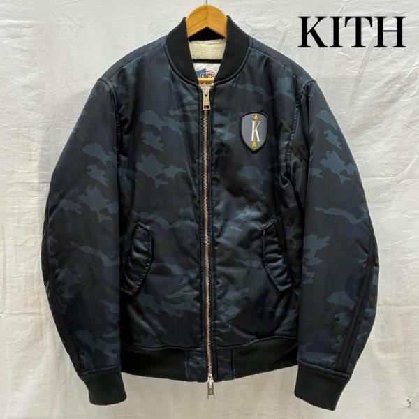 キス WINFIELD ボンバー フライトジャケット MA-1 裏ボア ウッドランド