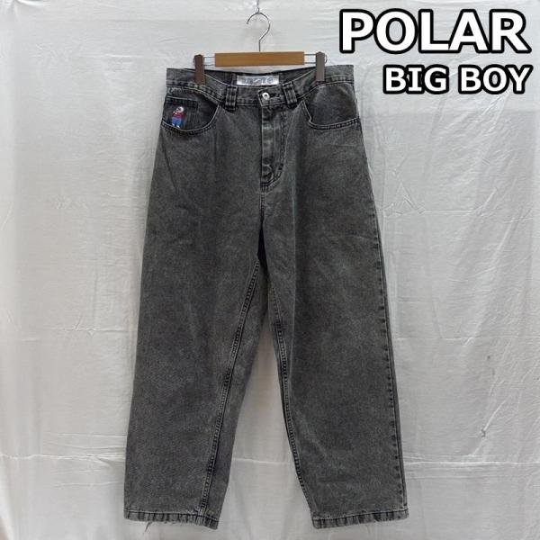 ポーラー BIGBOY ビッグボーイ ワイド テーパード ウォッシュ ブラック