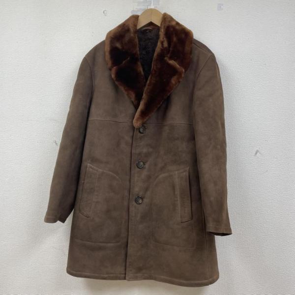 古着 EL Gamo スペイン製 ムートン コート 羊革 レザー 80s 90s ランチ