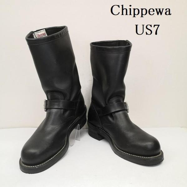 チペワ US7 EE エンジニア ブーツ 27863 スチールトゥ US：7 50149813