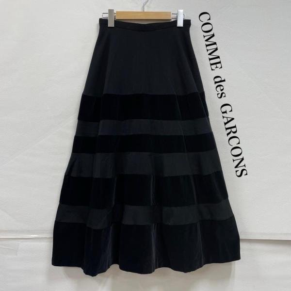 コムデギャルソン tricot トリコ フレア ロング スカート ボーダー