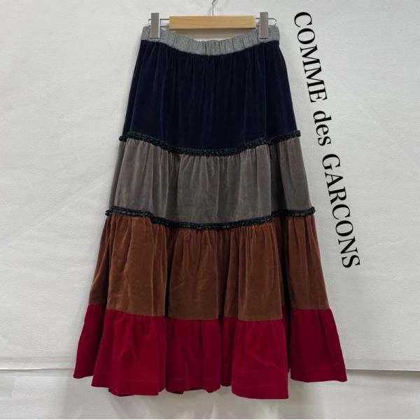 コムデギャルソン ベルベット ティアード ロング スカート - 50149848