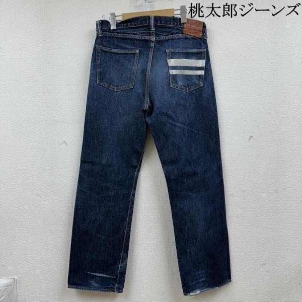 モモタロウジーンズ 出陣 レーベル ボタンフライ 桃耳 セルビッジ