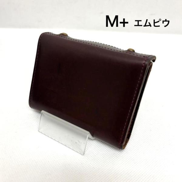 エムピウ 財布 ミッレフォッリエ3 P25 CHROME EXCEL Ver burgundy