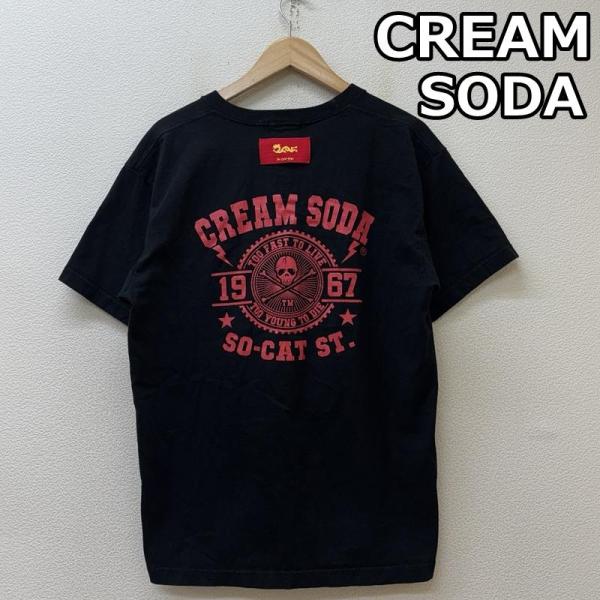 クリームソーダ 両面 スカル プリント Tシャツ XL 50150994 : Classica