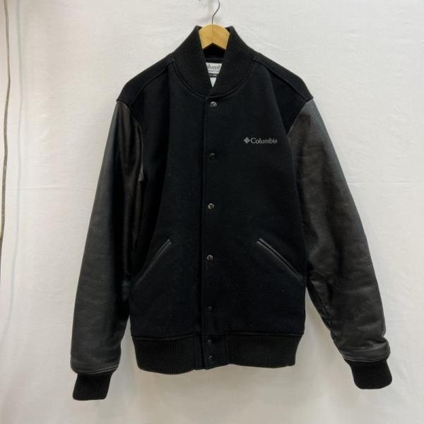 コロンビア 袖レザー メルトンウール スタジャン L 50151834