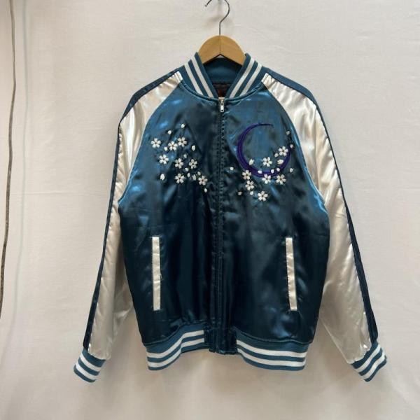 古着 一心如鏡 風神 雷神 和柄 刺繍 スカジャン L 50151841 : Classica