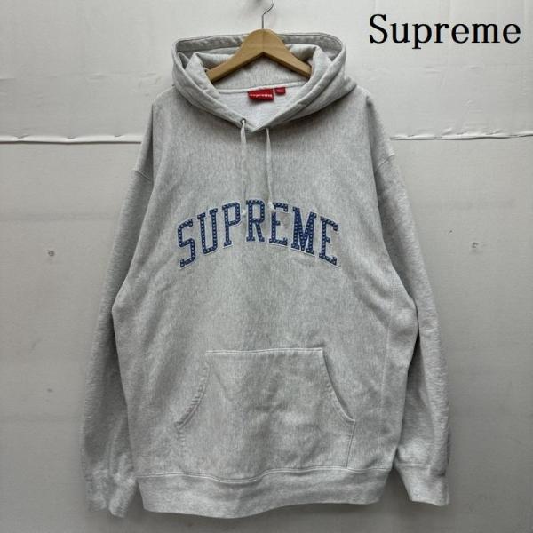 シュプリーム 22ss Stars Arc Hooded Sweatshirt スター スタッズ ロゴ