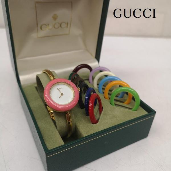 GUCCI（グッチ） チェンジベゼル 1/12.2 アナログ 腕時計 - 50152330