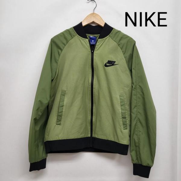 限定　NIKE ナイキ MA-1 タイプ スウッシュ ロゴ ジャケット NIKE】クラブ+ スウッシュ ウーブン ジャケット MCF☆男女共に (Nike