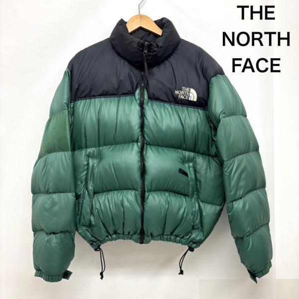ザノースフェイス ヌプシダウン 90s オールド 希少カラー グリーン