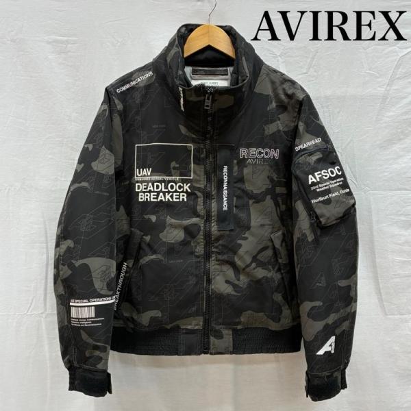 AVIREX フライトジャケット ウェザーウォッチャー黒 美品 アヴィレックス フライトジャケット ウェザー ウォッチャー 6112127 M