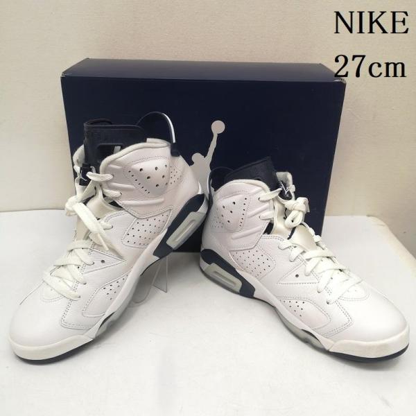 ナイキ AIR JORDAN 6 エアジョーダン6 ミッドナイト ネイビー スニーカー CT8529-141 27.0cm 50153985 50153985
