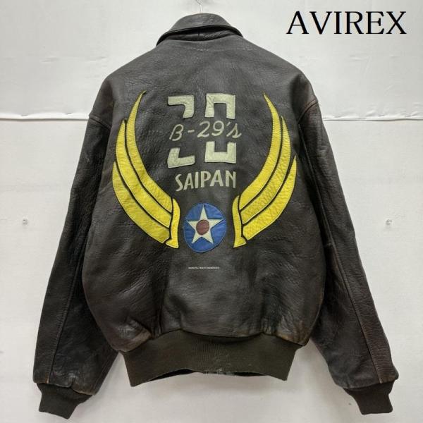 アヴィレックス A-2 フライト レザー ジャケット B-29 S 50154888