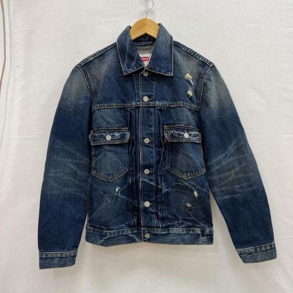 リーバイス ダメージ加工 2nd セカンド タイプ デニムジャケット M
