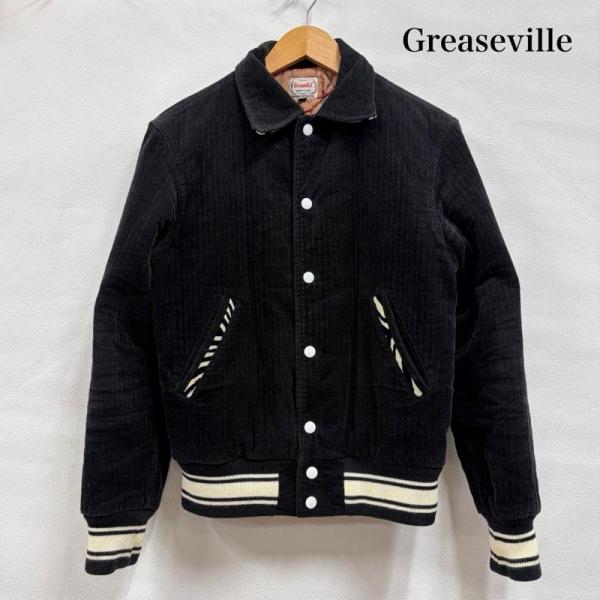 GREASEVILLE! グリースエビル コーデュロイ スタジャン ブルゾン