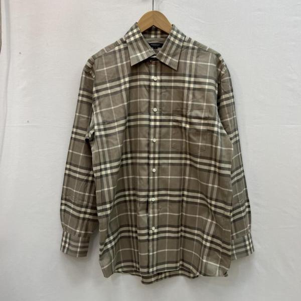 BURBERRY　長袖シャツ　ノバチェック　Lサイズ　美品　バーバリー Burberry チェック 長袖シャツ L 長袖レディースシャツ ノバチェック柄 トップス