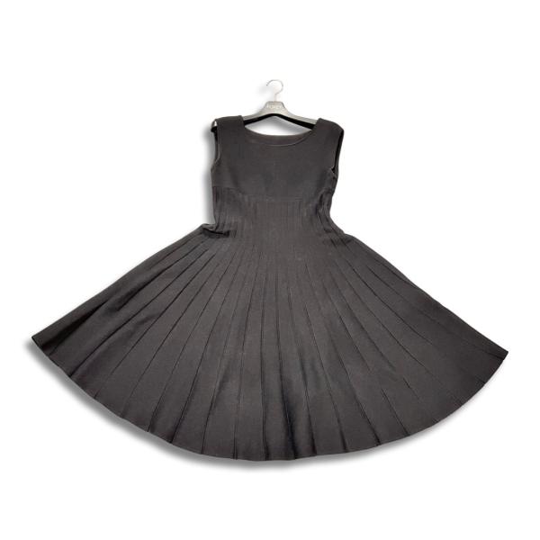 FOXEY フォクシー カサブランカ ノースリーブ ニット フレア  