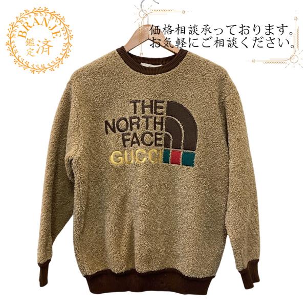 GUCCI（グッチ） 644662 21SS THE NORTH FACE ボア アクリルニット