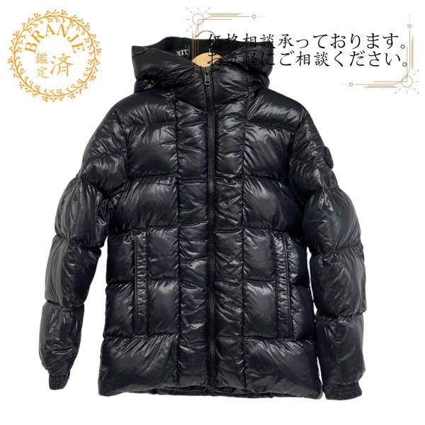 モンクレール　DOUGNAC ビックロゴダウン　　ブラック　サイズ1 超美品 MONCLER（モンクレール） DOUGNAC 21年 ダウンジャケット ブラック