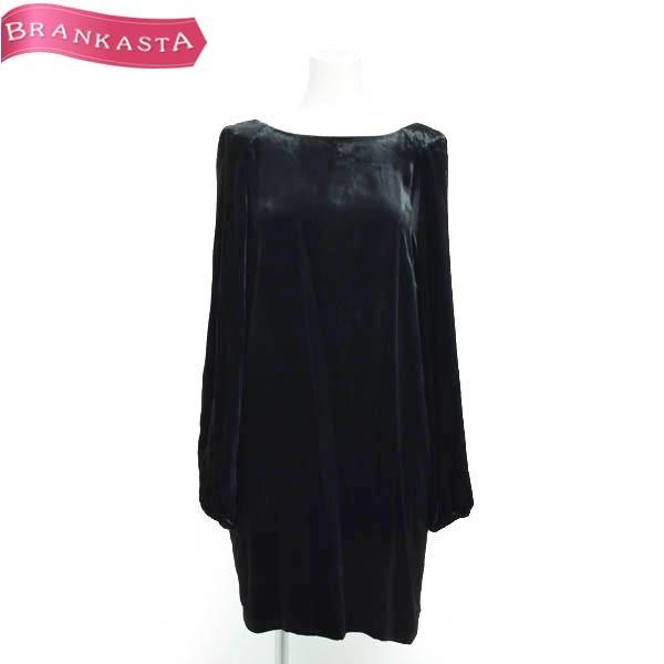 Adore アドーア 別珍 背面デザイン 長袖 ひざ丈 ワンピース 38 9号 黒 11 7迄限定 緊急sale 19ip55 中古ブランドショップブランカスタ 通販 Yahoo ショッピング